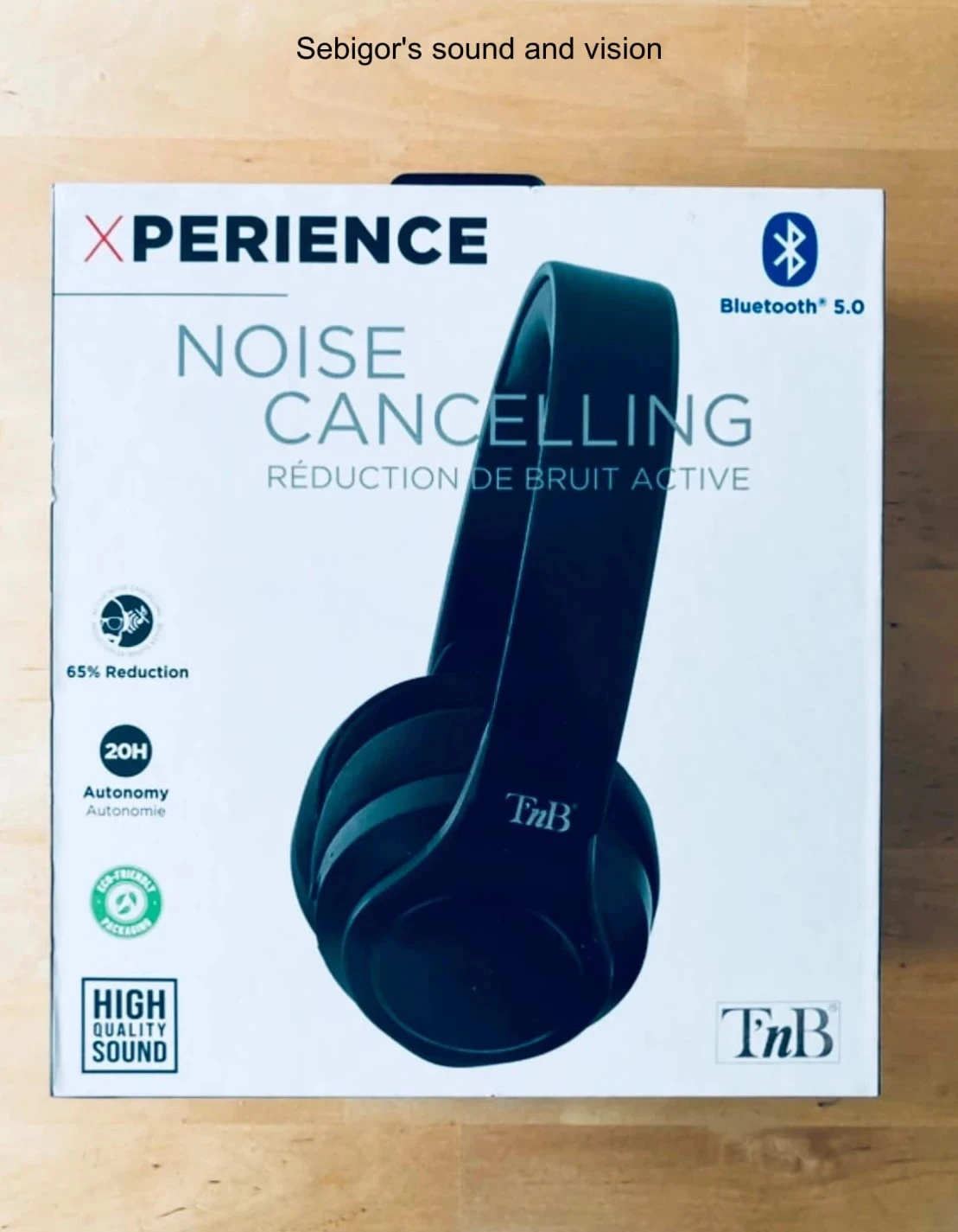 Casque audio sans fil Tn’B Xperience Noise Cancelling.